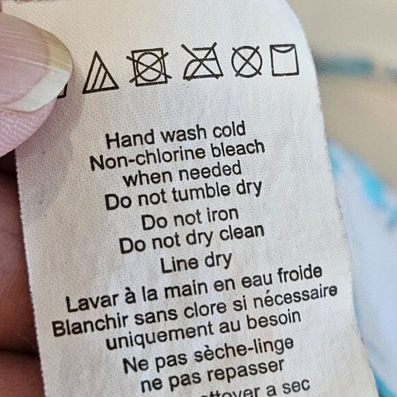 La BLANCA Multi Milano Embroidered Pink, Blue Tankini Swim Top, US 4 - Picture 10 of 10